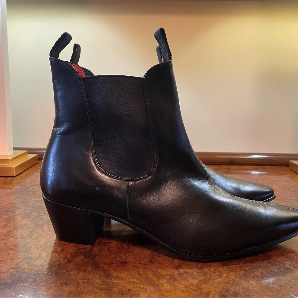 RIDER BURNS “BEATLEMANIA” ANKLE BOOTS MADE IN ITALY UNISEX SIZE EUROPEAN 45 - Picture 3 of 7